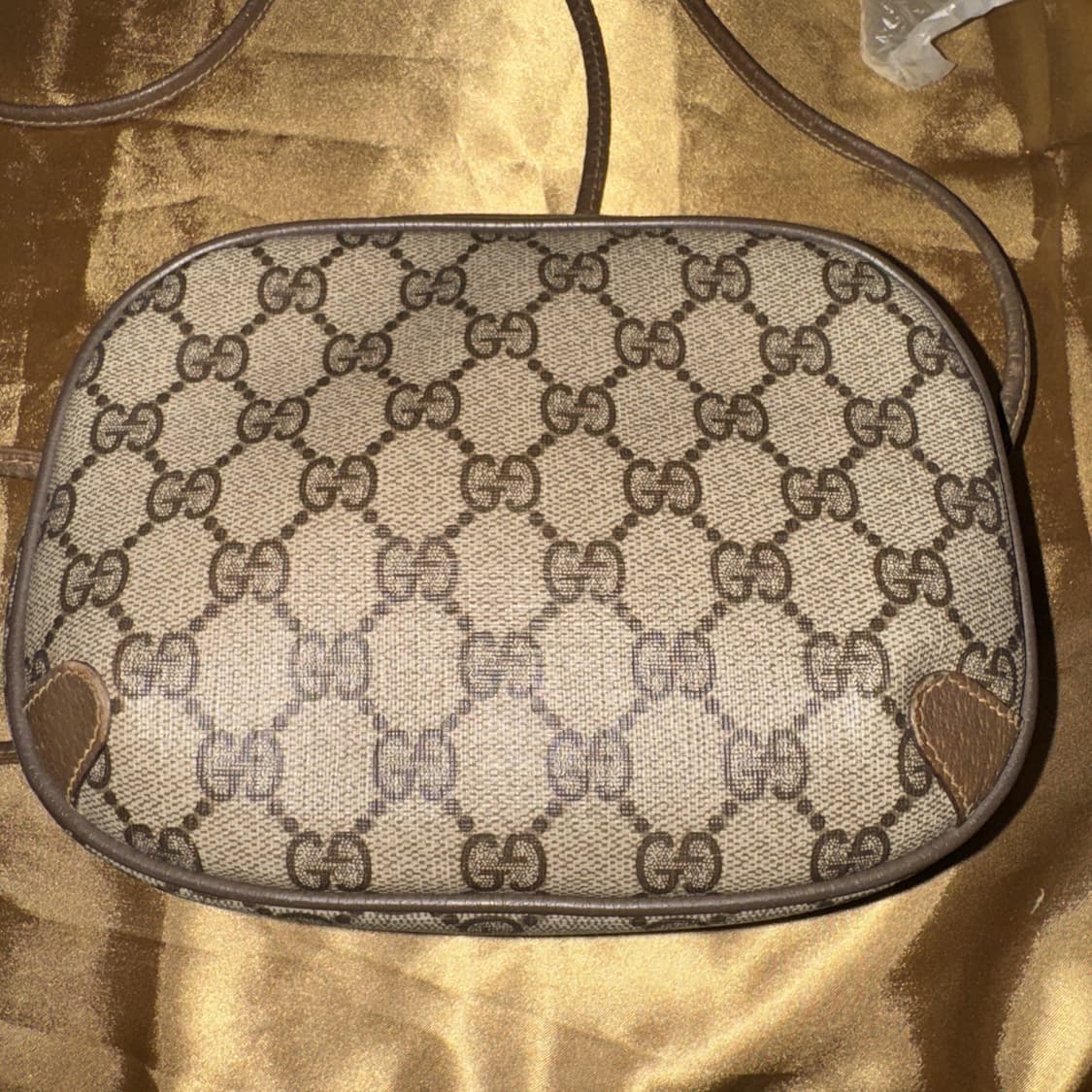 80s 구찌 GG 빈티지 시마 웹 숄더백 브라운 상품이미지6