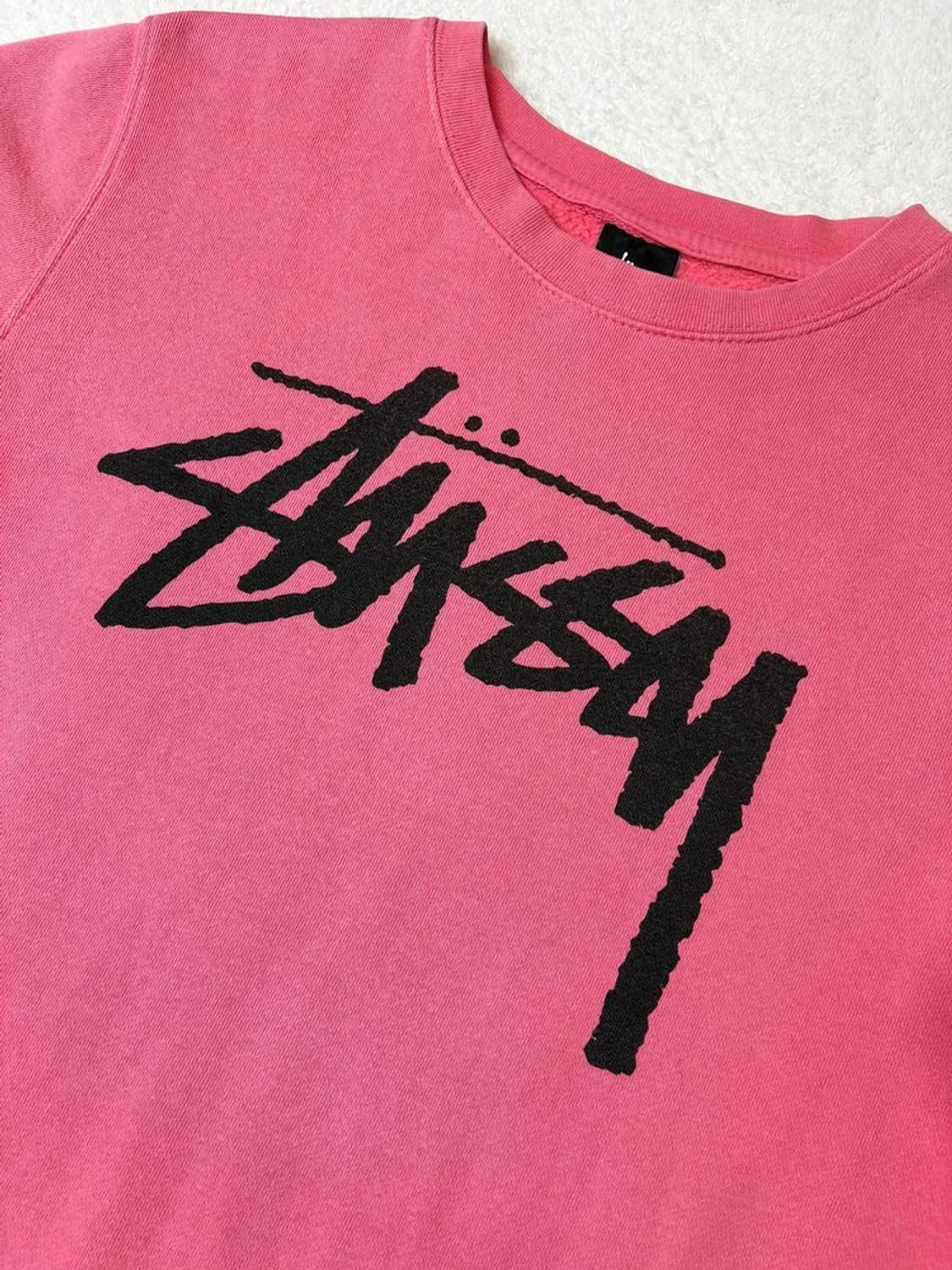 스투시 10's 핑크 자수 로고 스웻 맨투맨 A1625 상품이미지3