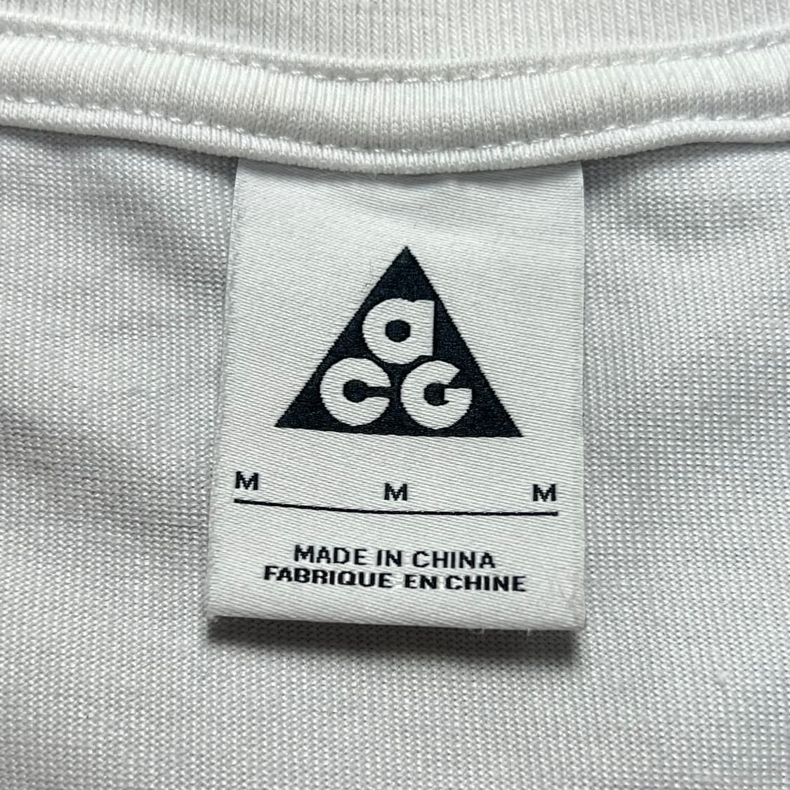 나이키 ACG LBR 렁스 반팔 티셔츠 화이트 M 상품이미지3