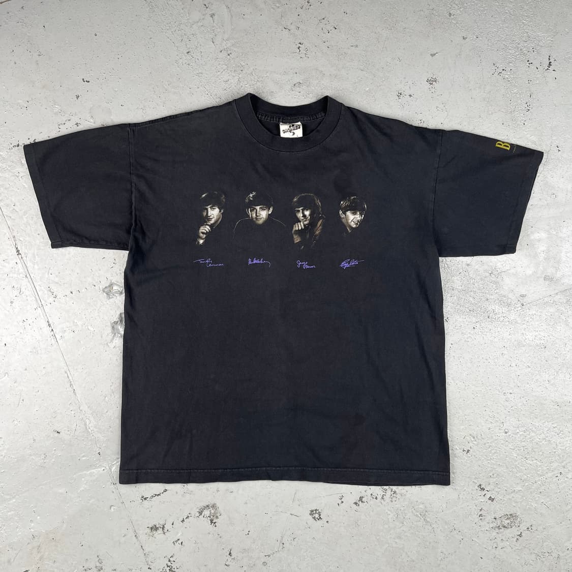 빈티지 비틀즈 밴드 반팔 상품이미지1