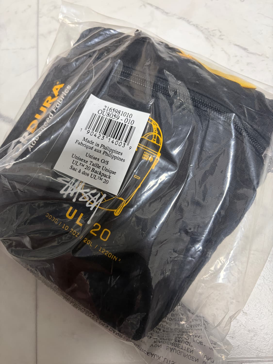 스투시 x 마운틴 하드웨어 유틸리티 20 백팩 블랙 상품이미지4