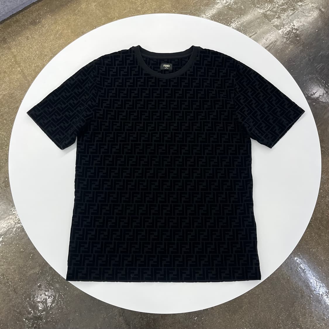 펜디 FF 벨벳 반팔 [XL사이즈] 상품이미지1