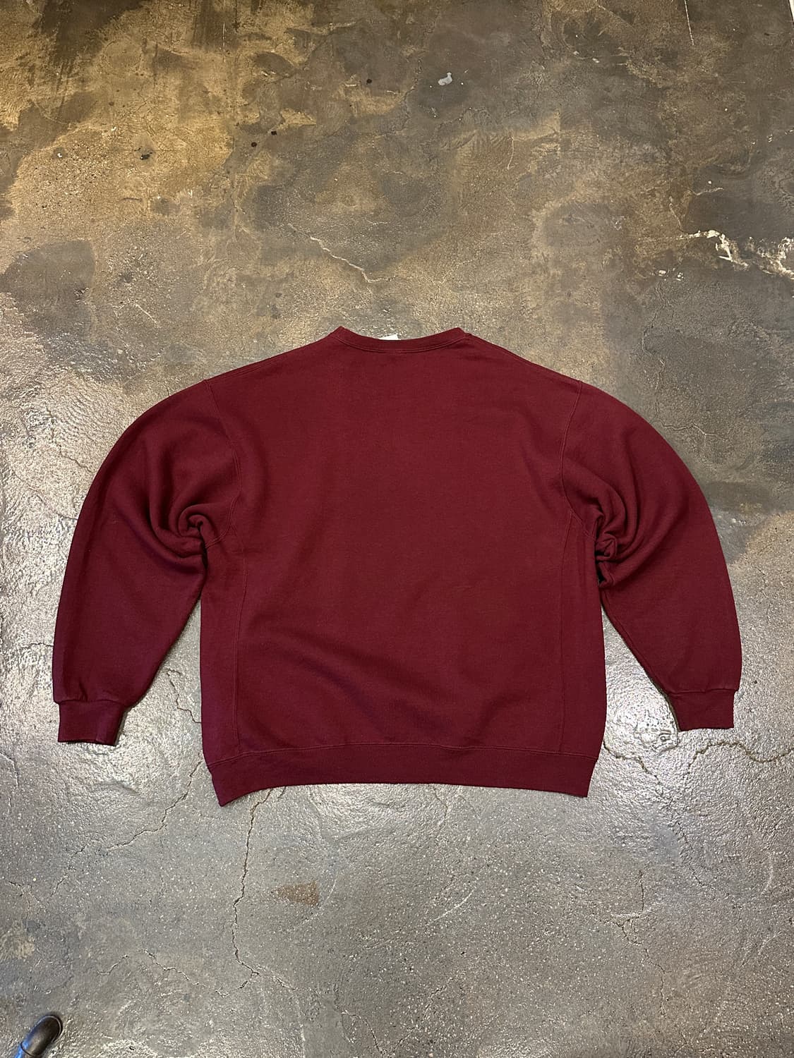 Russell 러셀 애슬레틱 무지 버건디 스웻셔츠 맨투맨 XL 상품이미지2