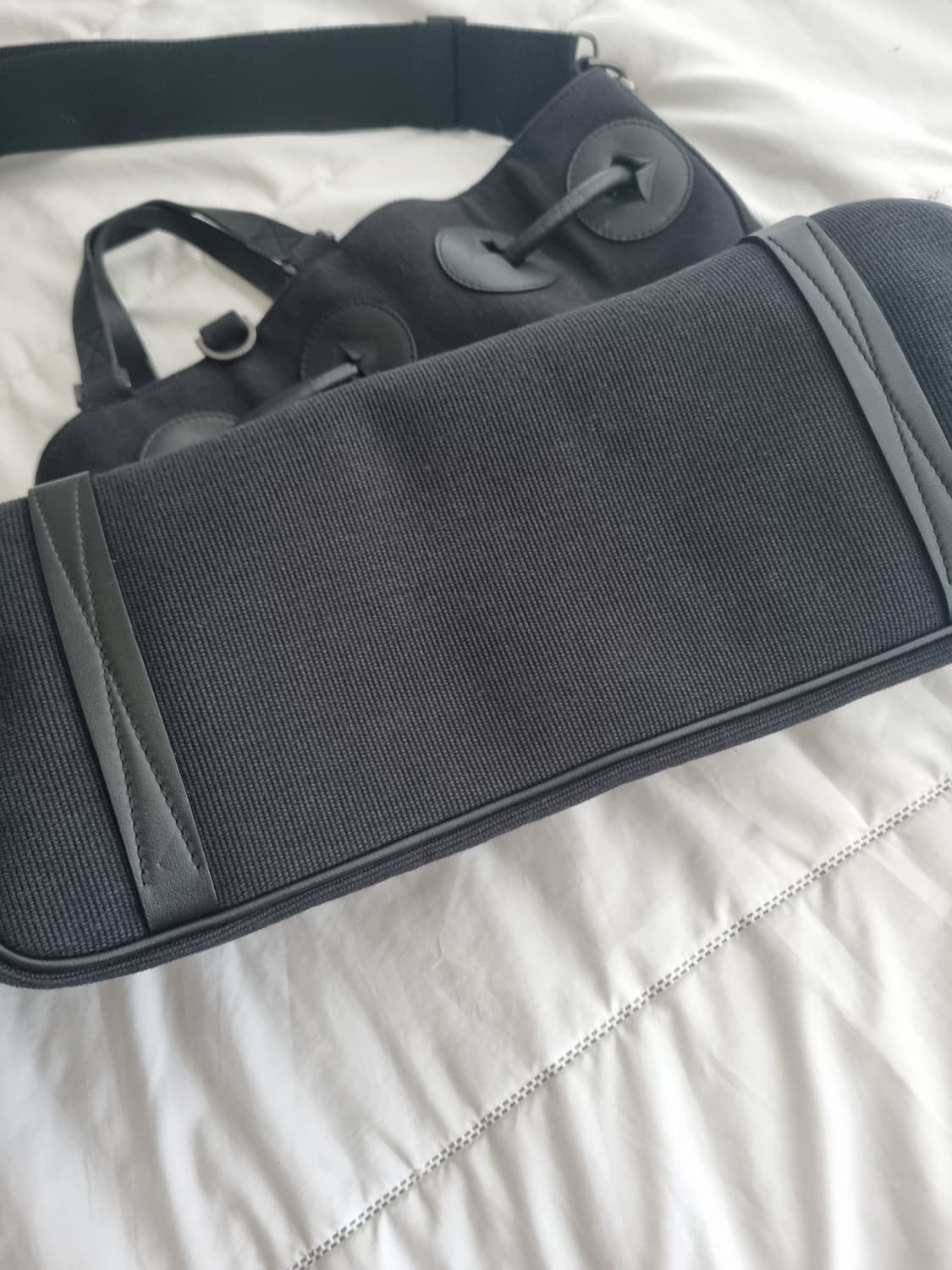 Maison margiela canvas 2way bag black 상품이미지4
