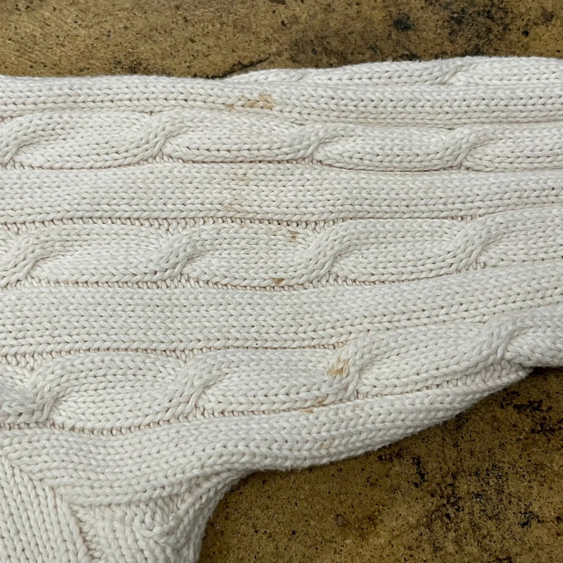 폴로 랄프로렌 브이넥 꽈배기 니트 150 상품이미지9