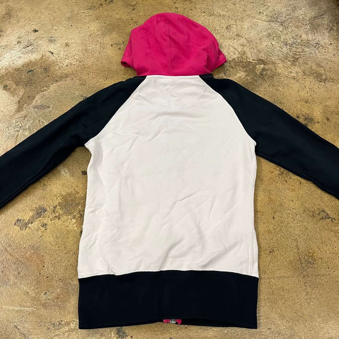 나이키 화이트 블랙 핑크 후드집업 상품이미지4