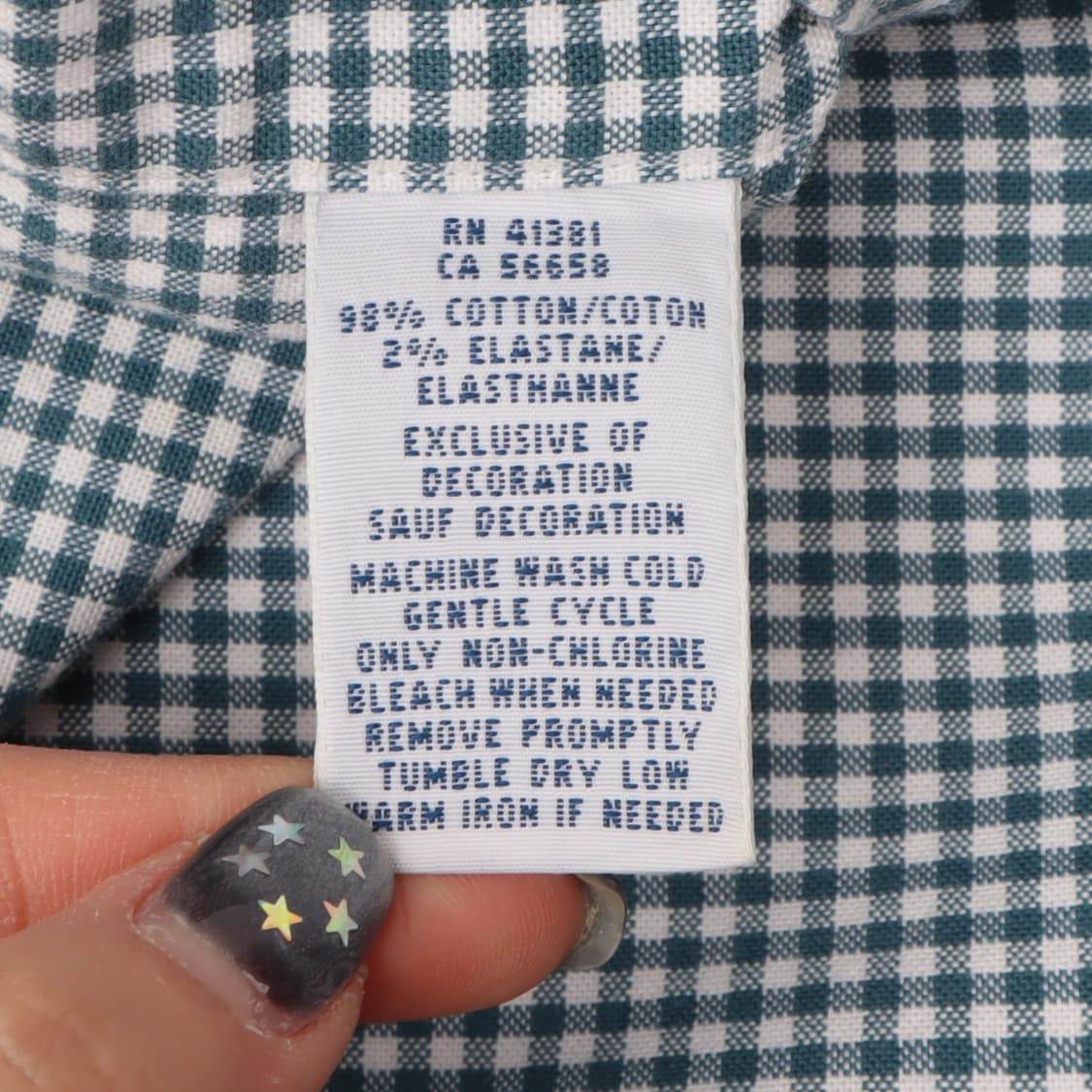 폴로 랄프로렌 스트레치 옥스포드 깅엄 체크 셔츠 상품이미지9