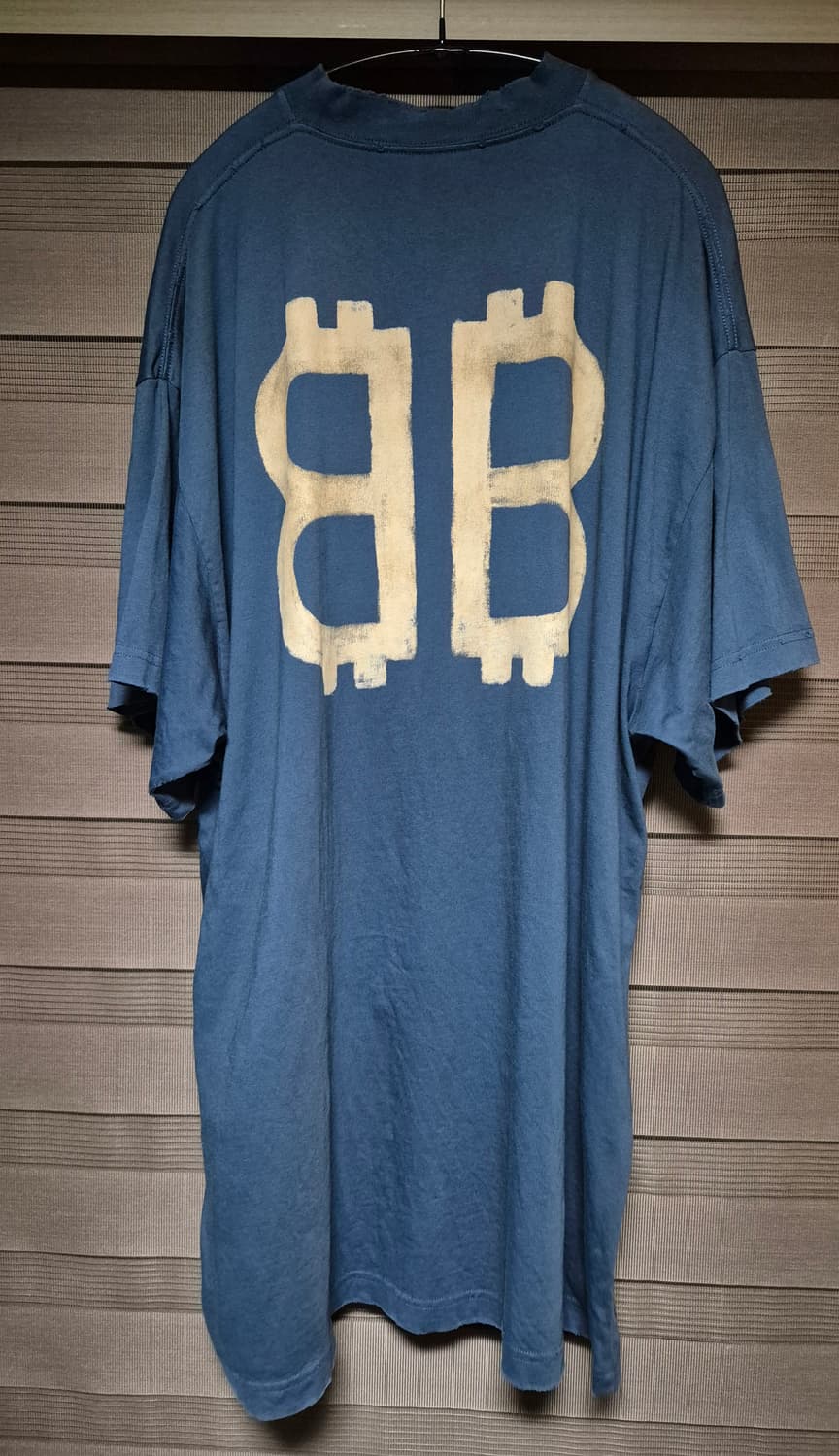 [3]발렌시아가 크립토 반팔 티셔츠 블루 상품이미지3