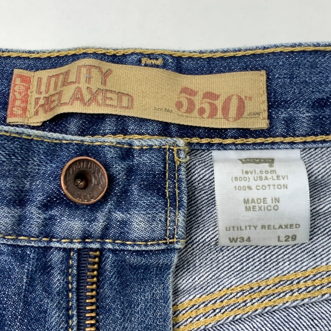 [34/정품] 리바이스 550 유틸리티 릴렉스 데님 팬츠 L2-0026 상품이미지6