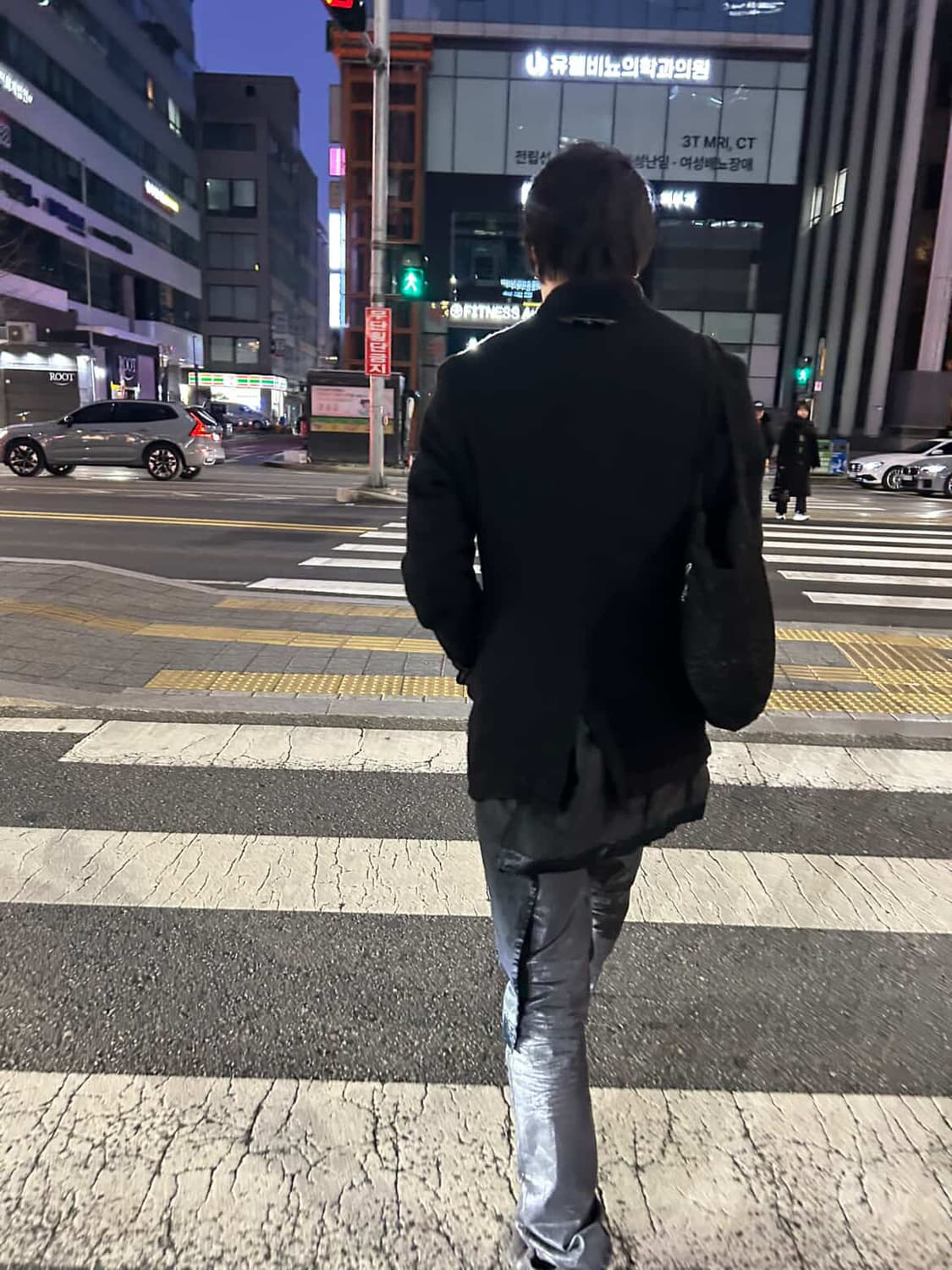 꼼데가르송 옴므 플러스 2021 보일드 울 나일론 인사이드 아웃 자켓 상품이미지6