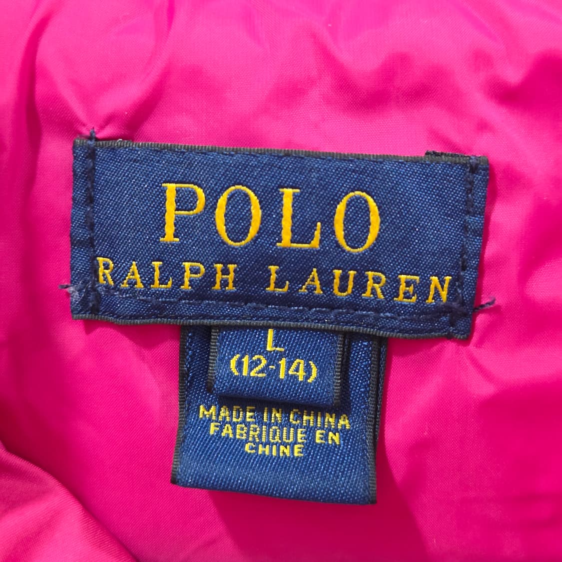 폴로랄프로렌 걸즈 패딩 L/12/14 상품이미지3