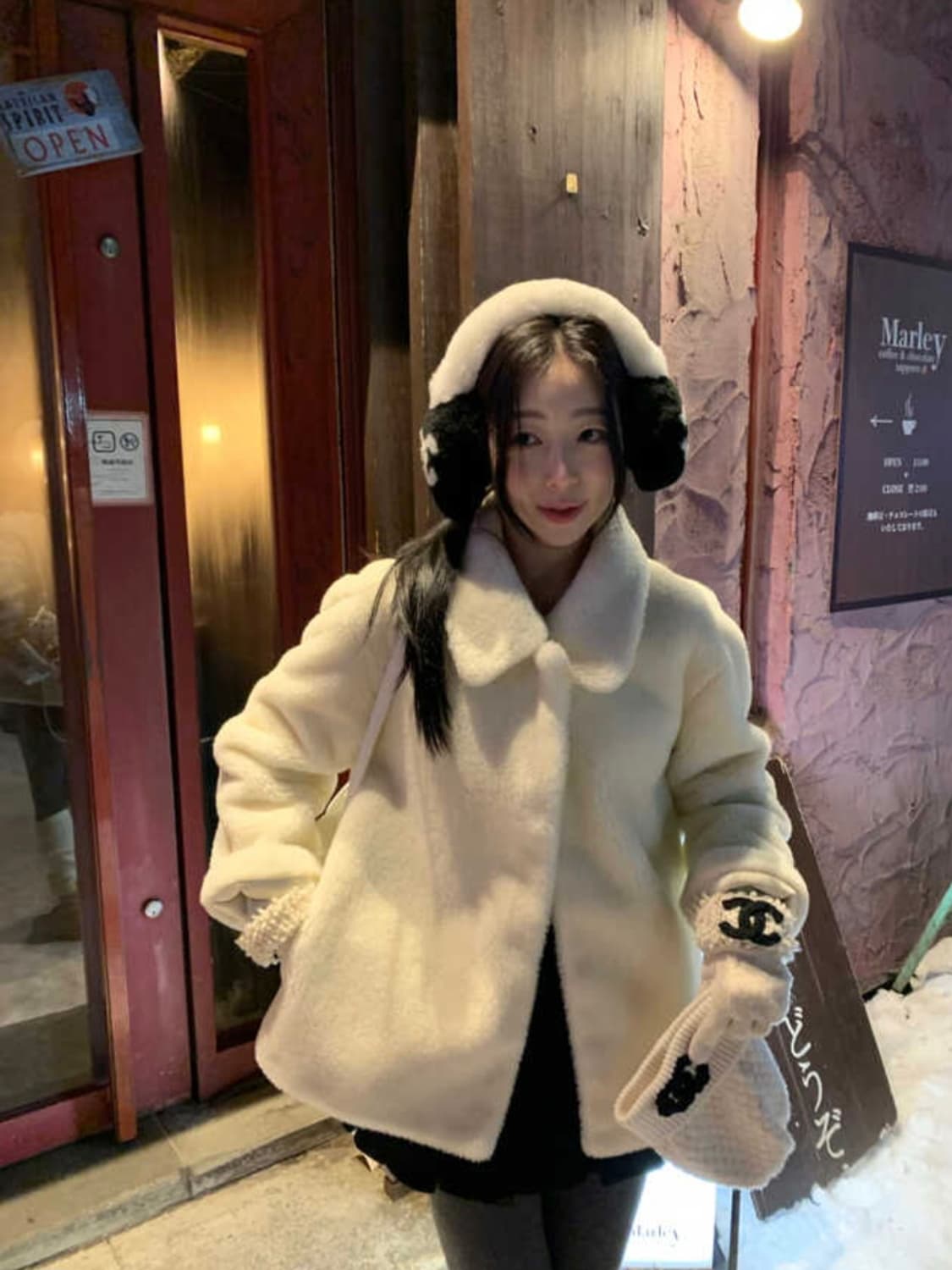 시예 리아 무스탕 (무스탕 모자 무료증정) 상품이미지8