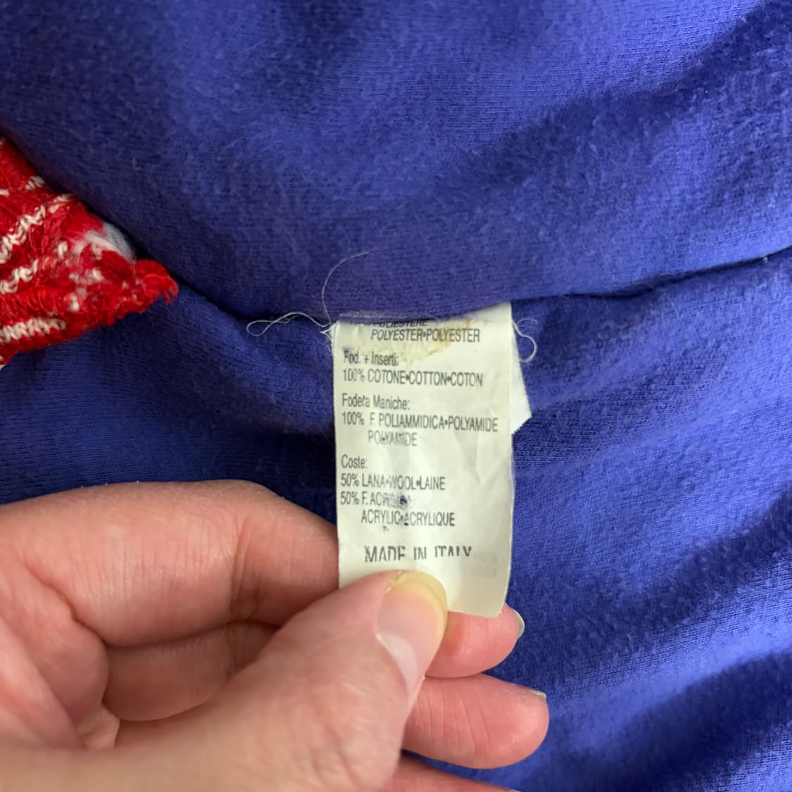 미쏘니 빈티지 패턴 후리스 후드 자켓(Free) 상품이미지6