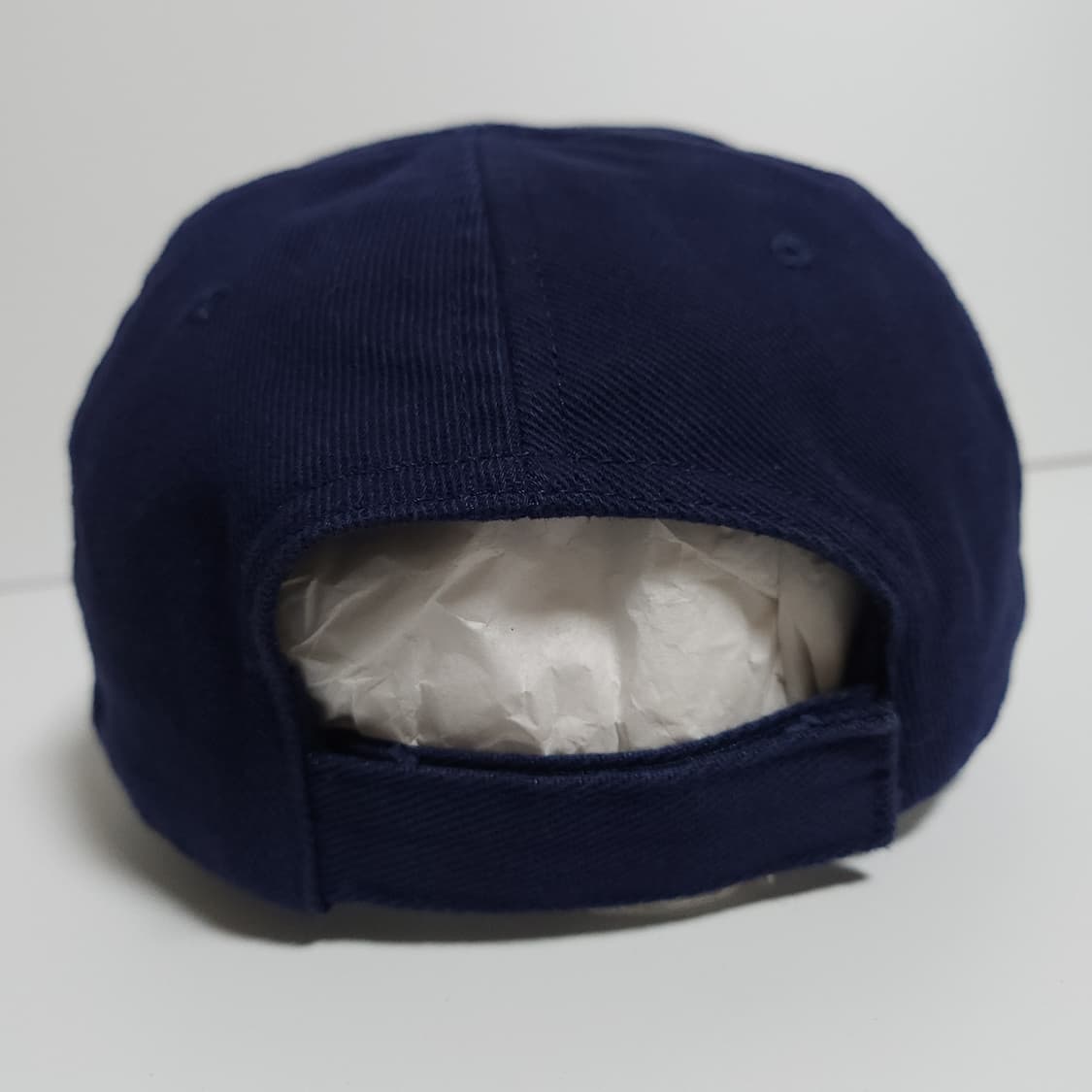 [L] 발렌시아가 네이비 자수 로고 볼캡 모자 상품이미지5
