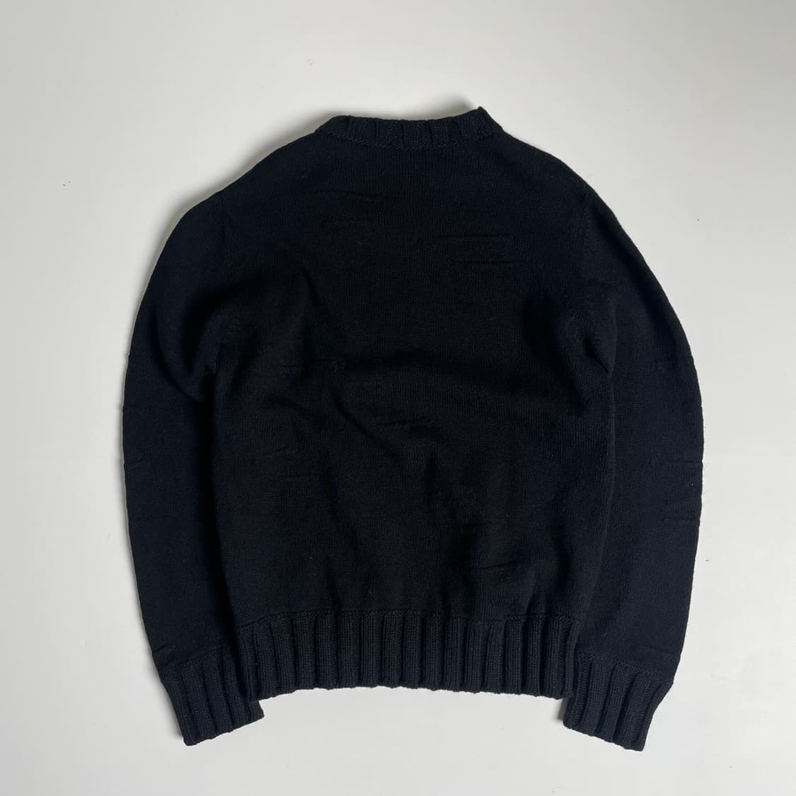 Versus 3D 스트라이프 넥 지퍼 울 100 니트 (italy)   상품이미지8