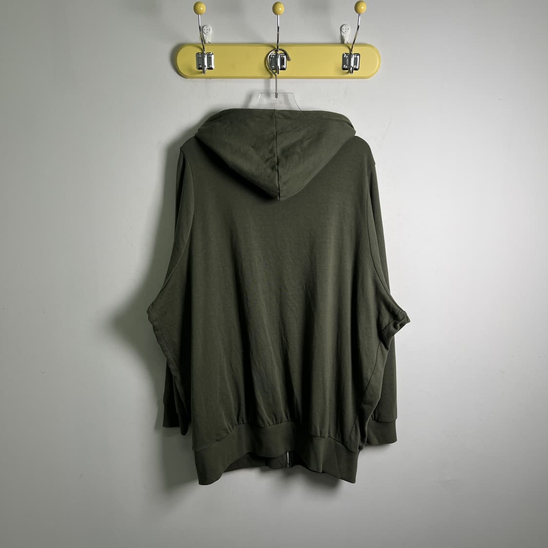 n'or label 카키 후드집업 상품이미지3