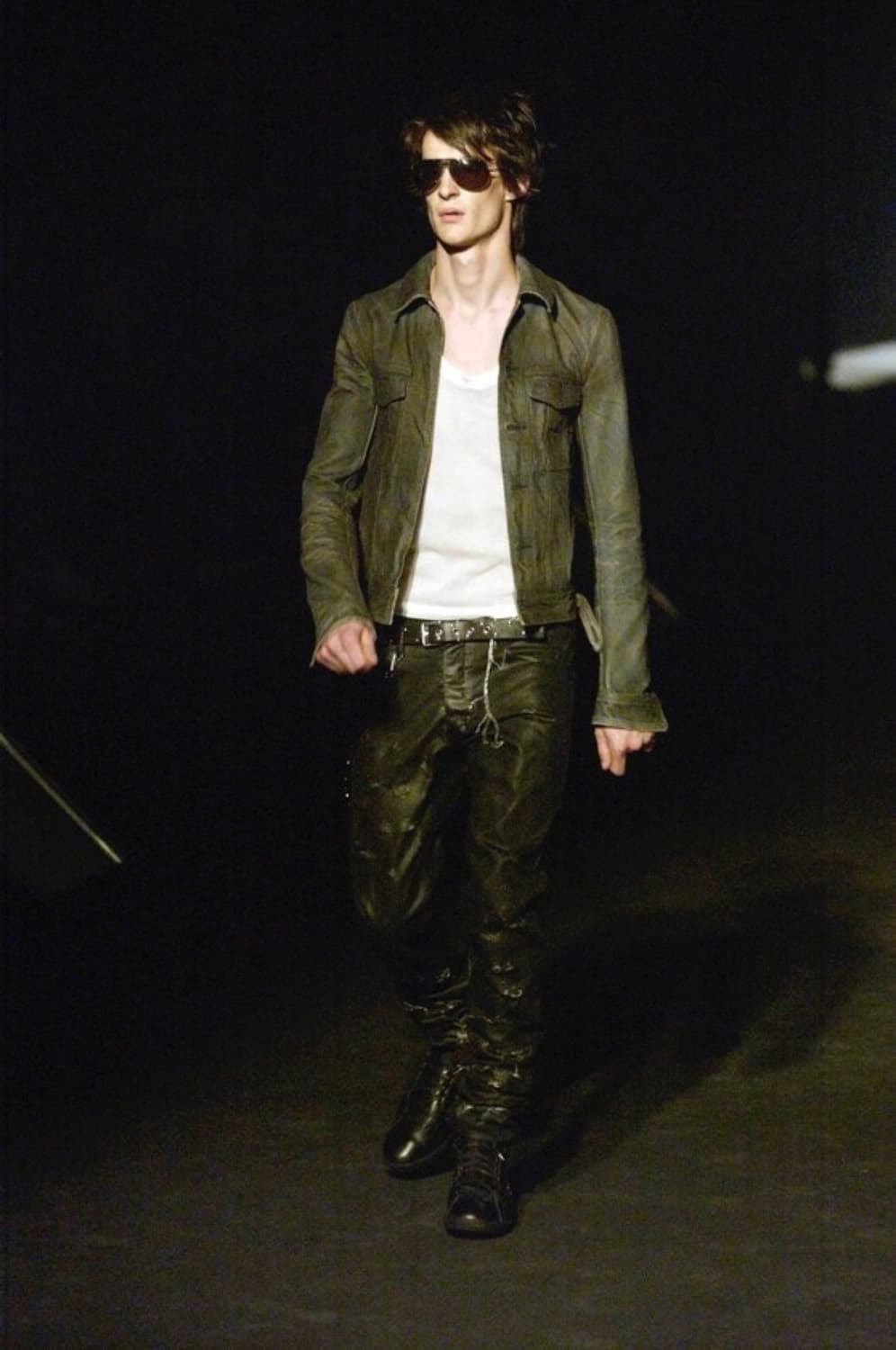 디올옴므 SS04 블루 끌레어 패널 데님 자켓 상품이미지4