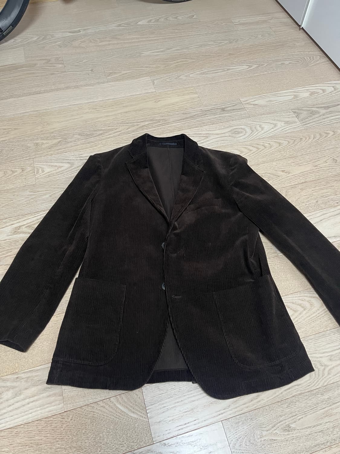 유니클로 코듀로이 셋업 다크브라운 자켓 L 하의 M (일본판) 상품이미지6