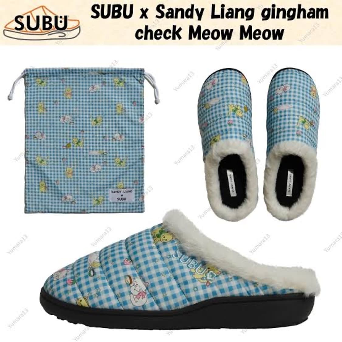 Subu x Sandy Liang Meow Meow Slippers Li 상품이미지1