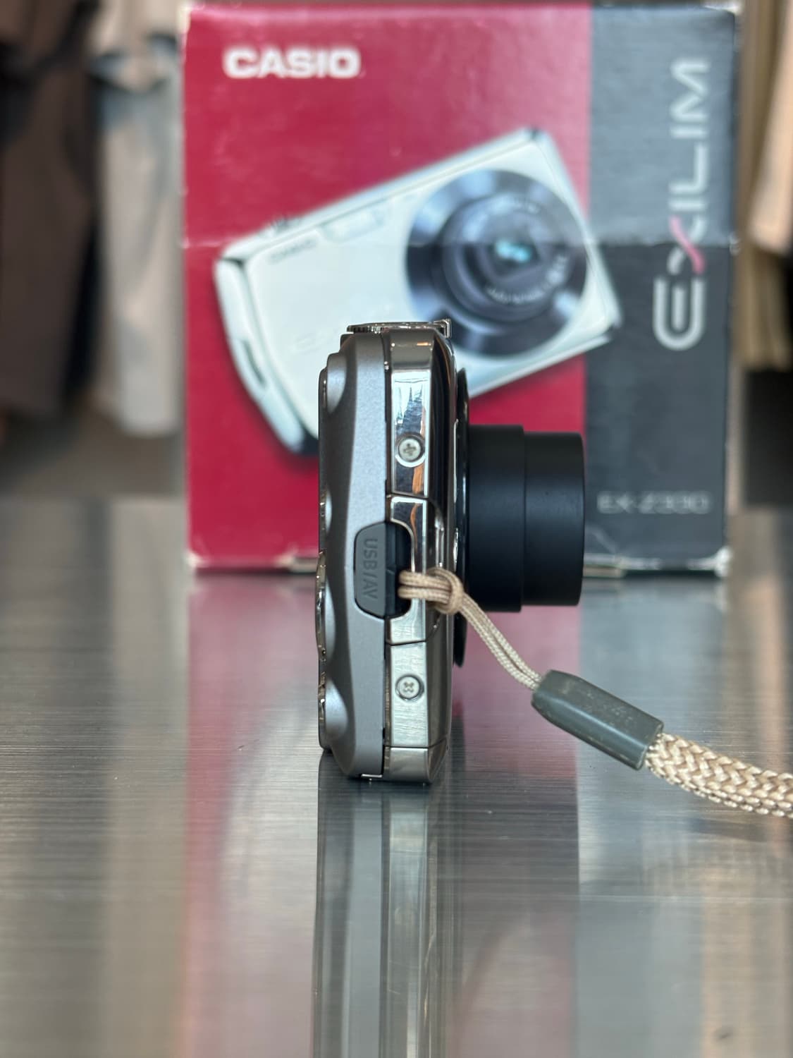 박스O/날짜표시)카시오 ex-z330 실버 빈티지디카 상품이미지4