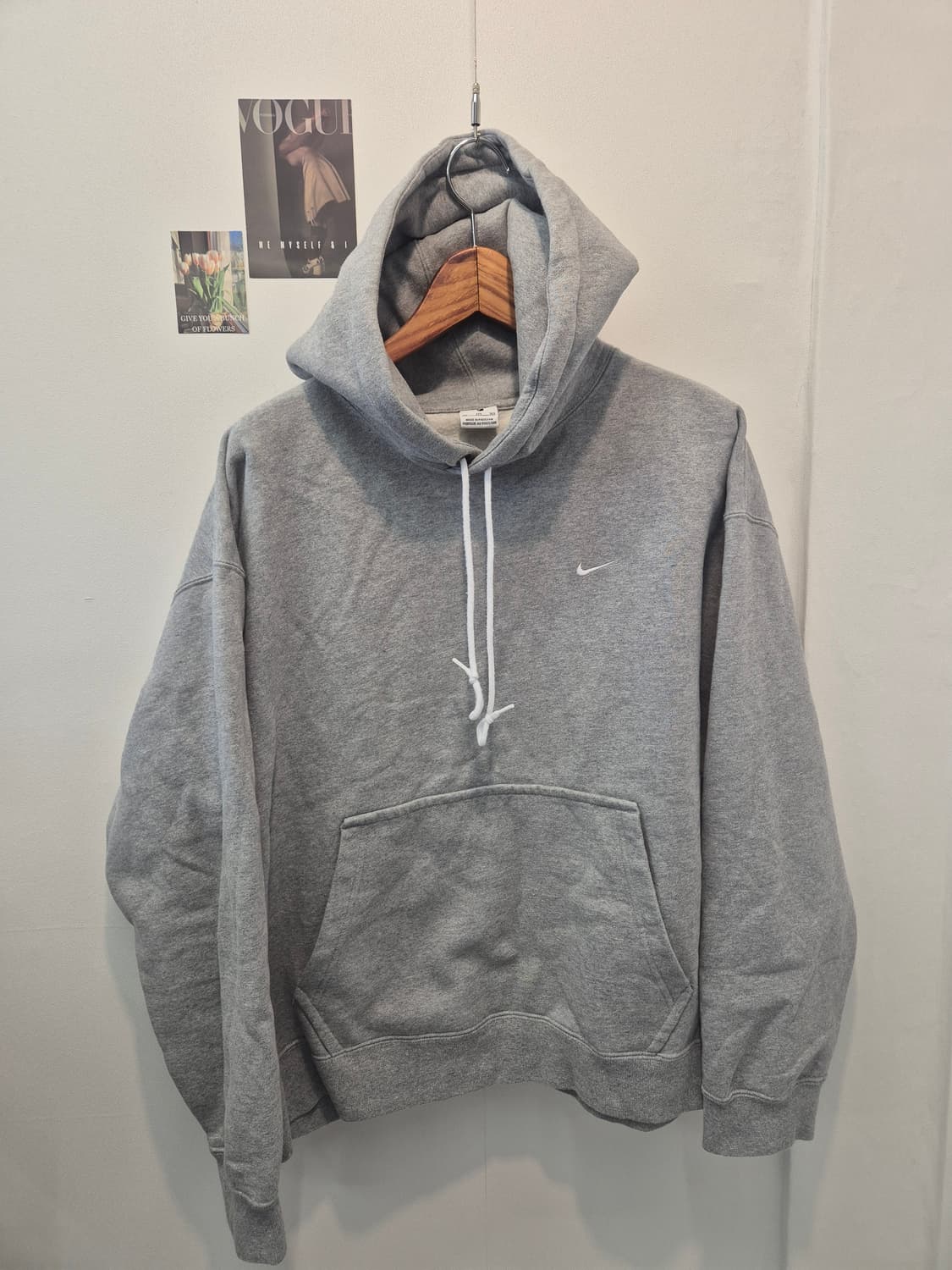 나이키 솔로 스우시 후드티 회색 3XL 
 상품이미지1