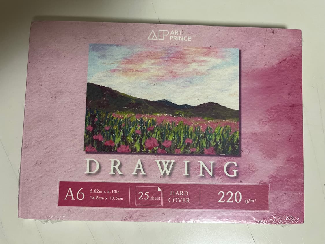 두성 아트프린스 드로잉 무선 스케치북 220g D11, A6, 25매 상품이미지1