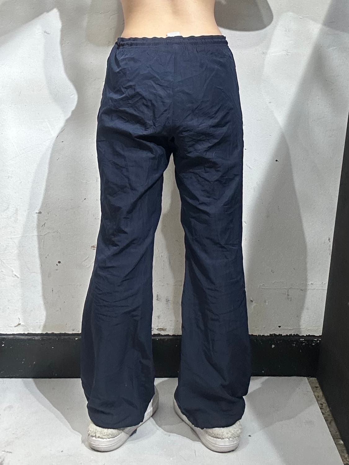 아디다스 네이비 와이드 트랙 팬츠 사이드 라인 바지 S 상품이미지3