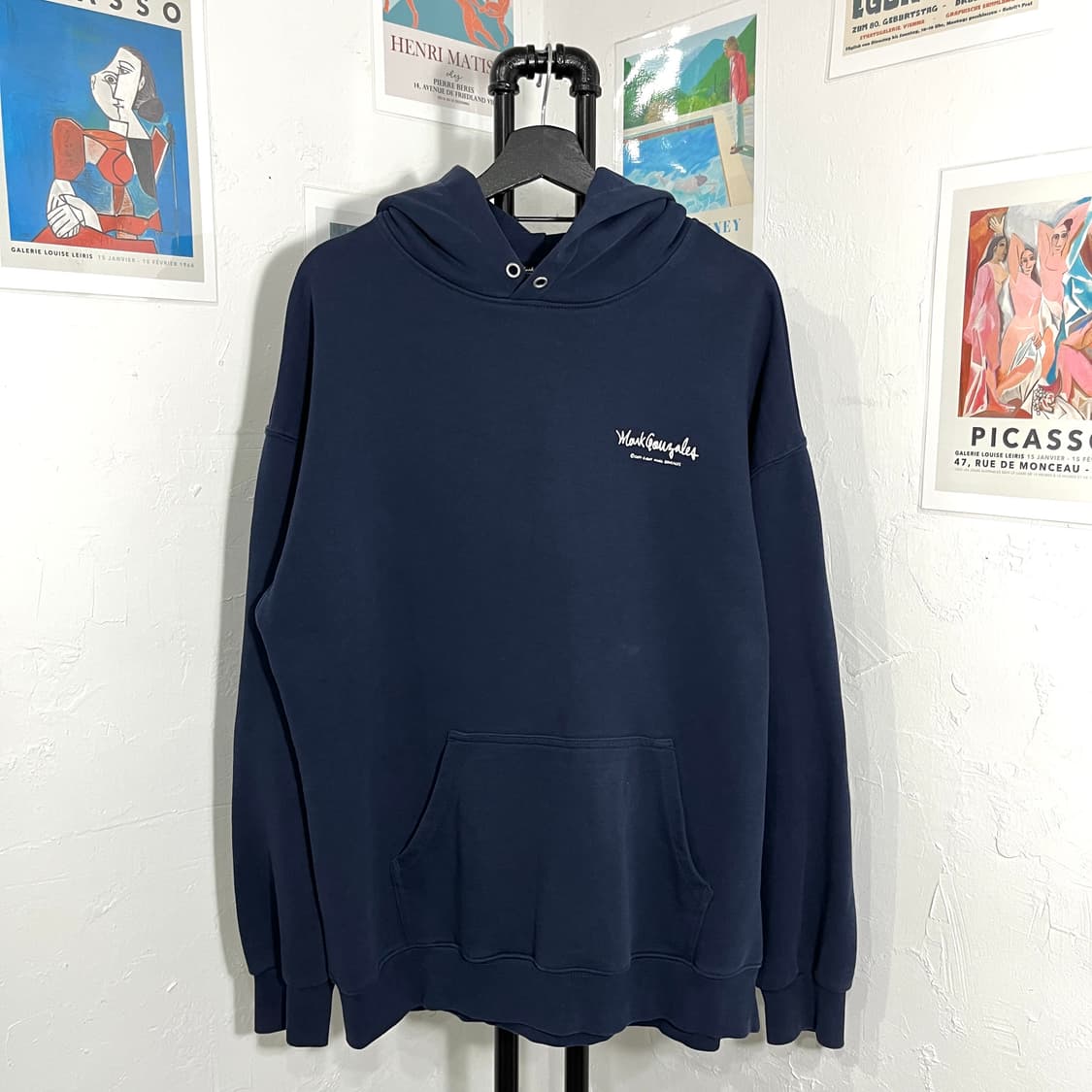 마크곤잘레스 레터링 로고 후드티 상품이미지1