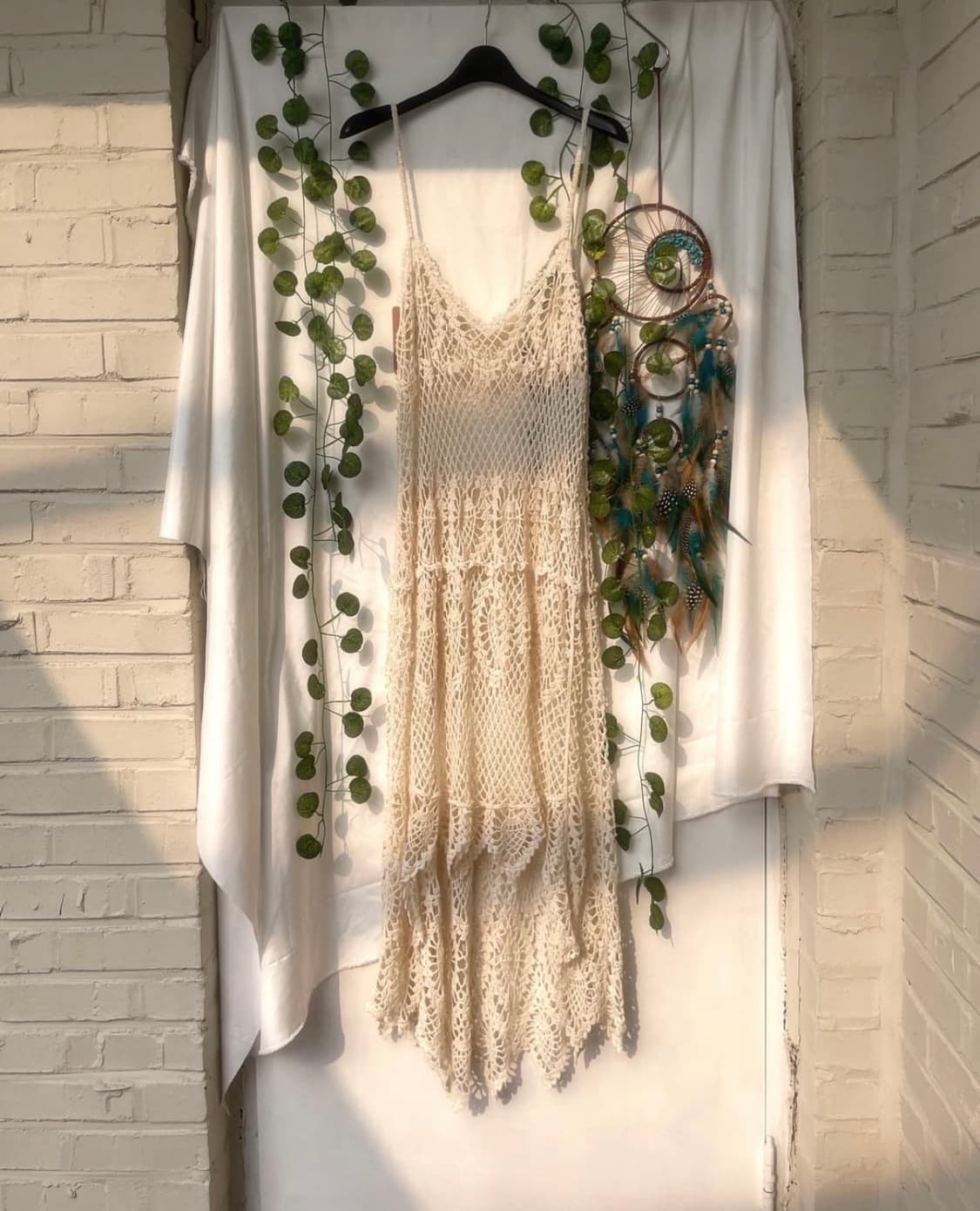 빈티지 레이어드 크로쉐 원피스 페어리 모리룩 상품이미지1