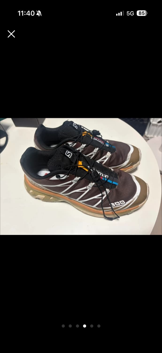 살로몬 XT-6 트레일 러닝화 브라운 265 상품이미지4