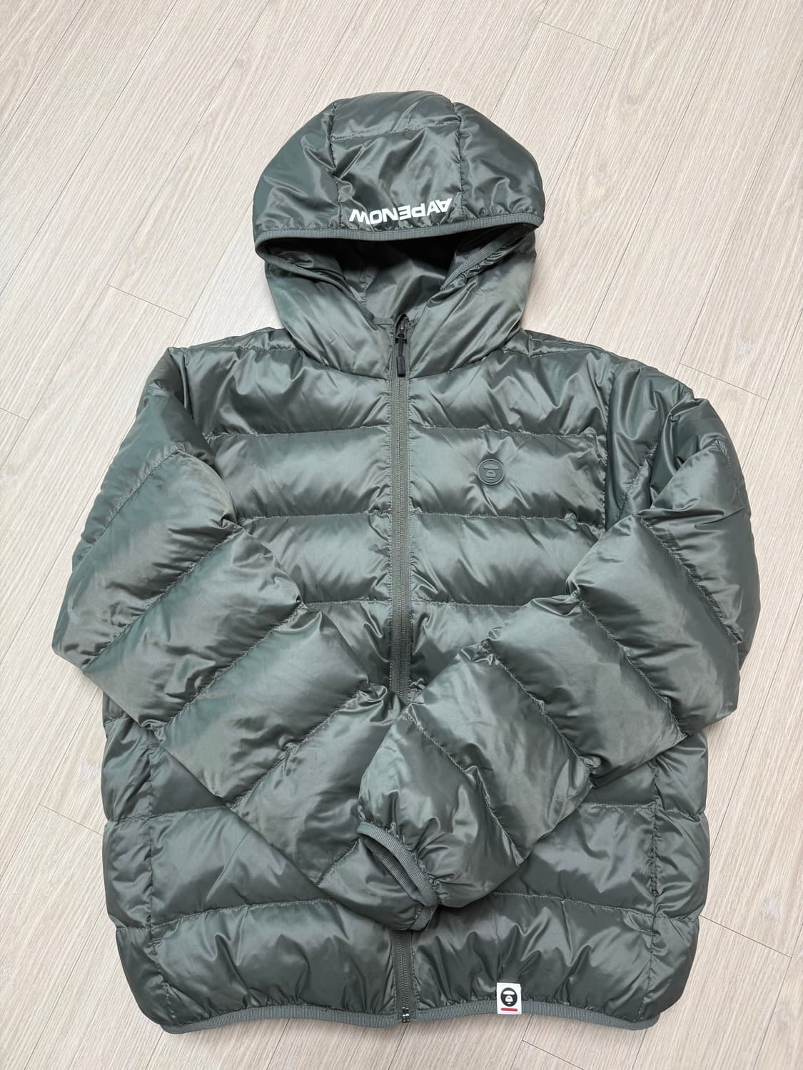 에이프 카키 패딩 S 상품이미지2