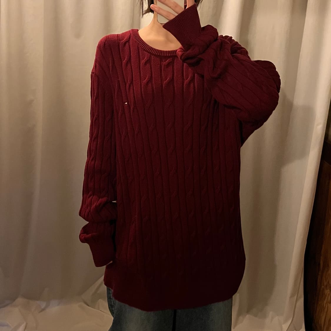 타미힐피거 케이블 니트 상품이미지2