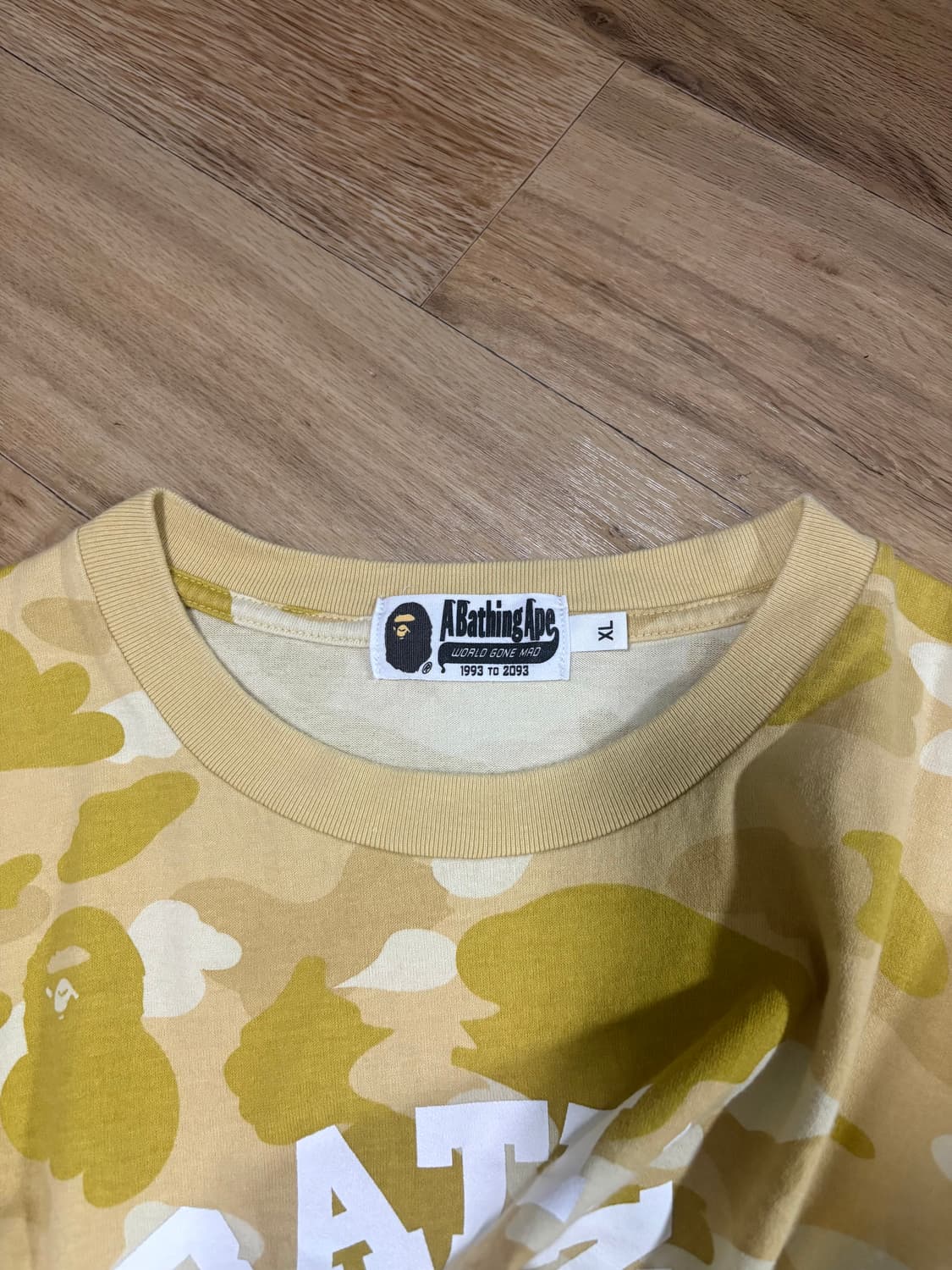 베이프 카모 컬리지 반팔 상품이미지2