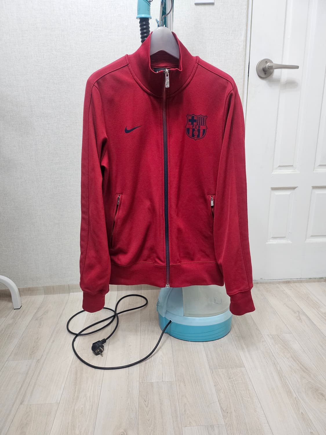 (95)M ☆초대장급☆ 나이키 바르셀로나 N98 [버건디] 트랙탑져지 상품이미지1