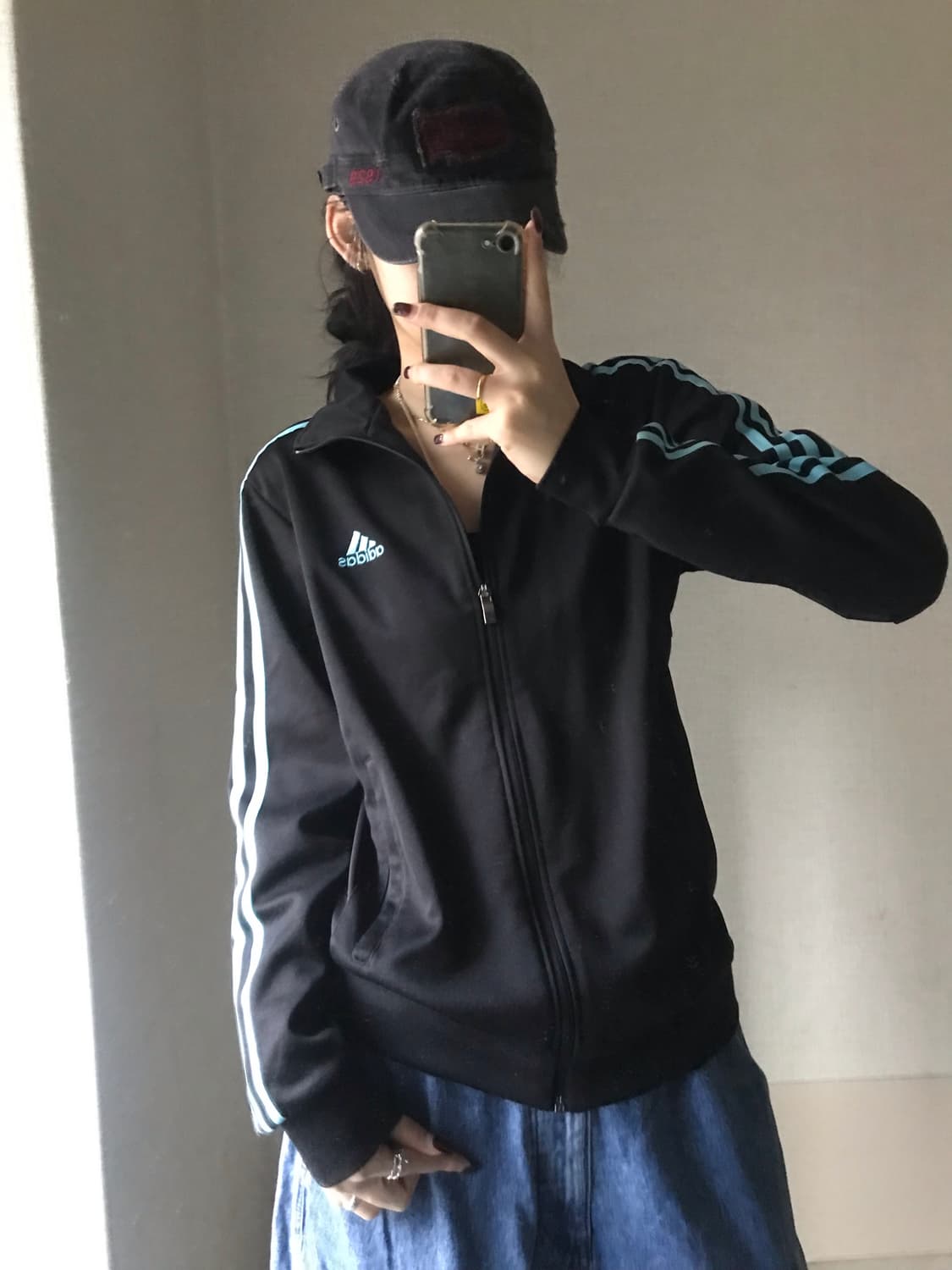 아디다스 블랙 민트 져지 상품이미지5