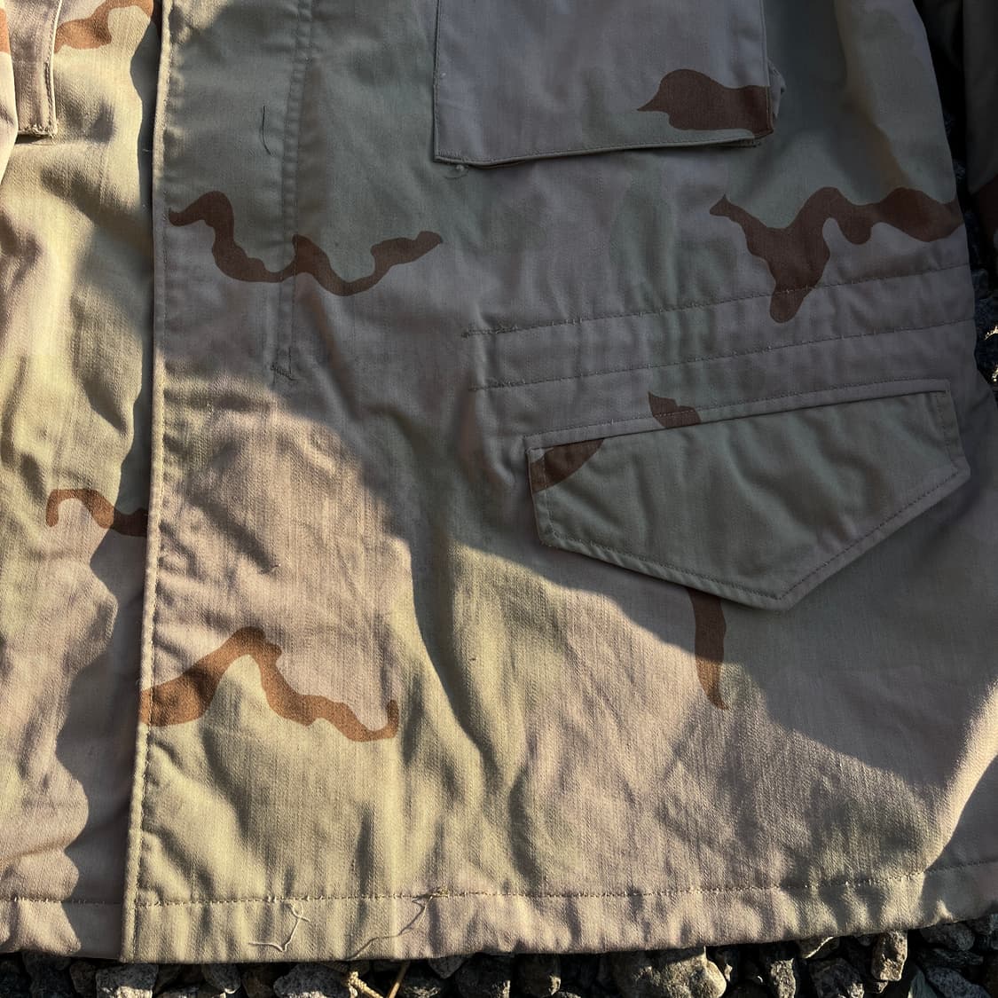90s알파 인터스트리 사막 위장 패턴M-65 필드 재킷(실측확인) 상품이미지8