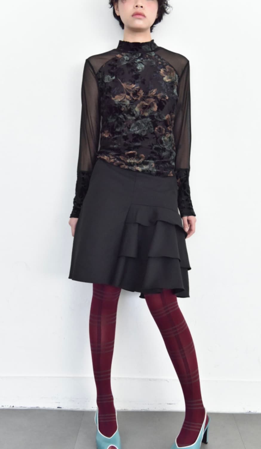 팁씨) repeating flower top 상품이미지4