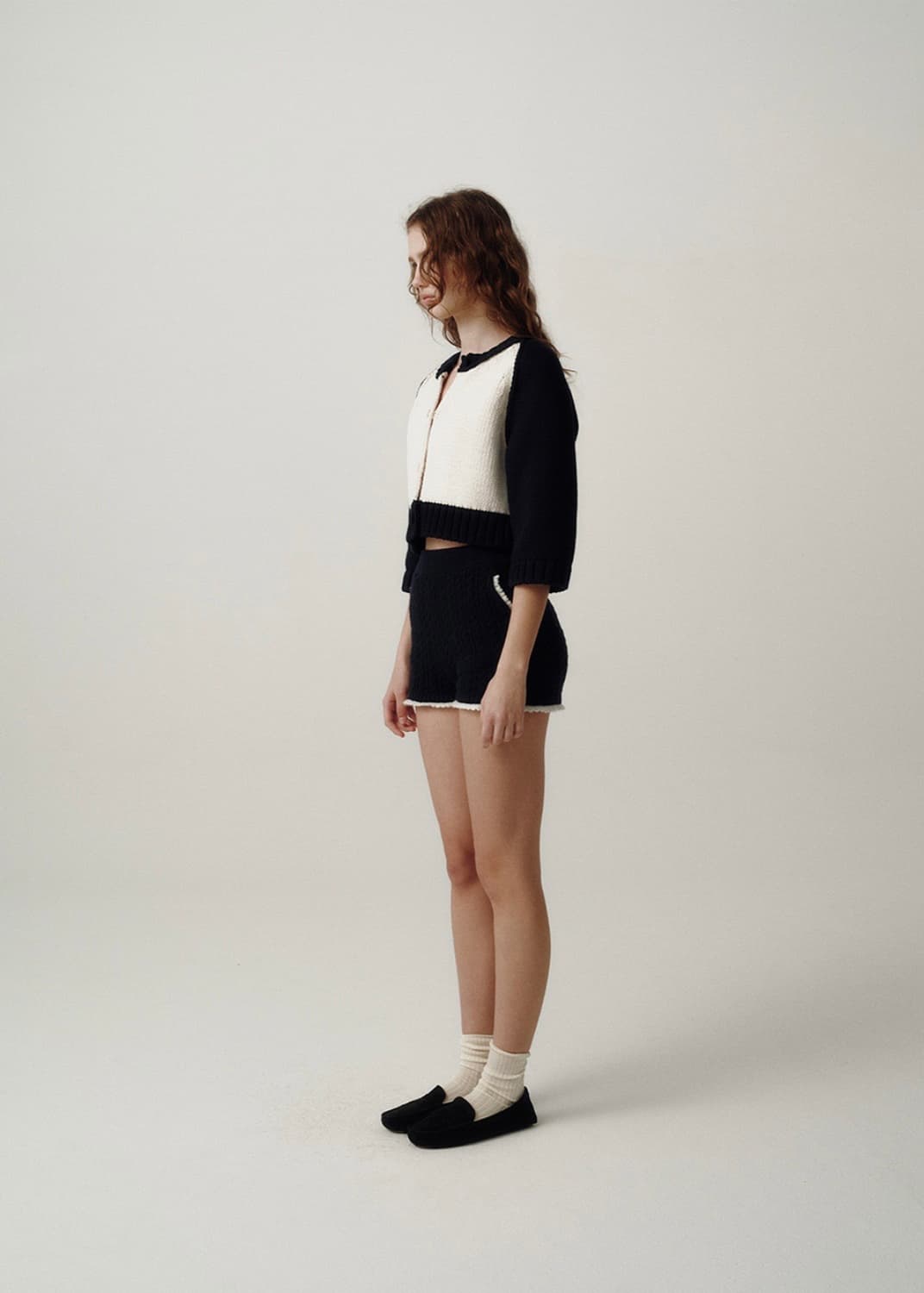 더바넷 바시티 니트 가디건 상품이미지3