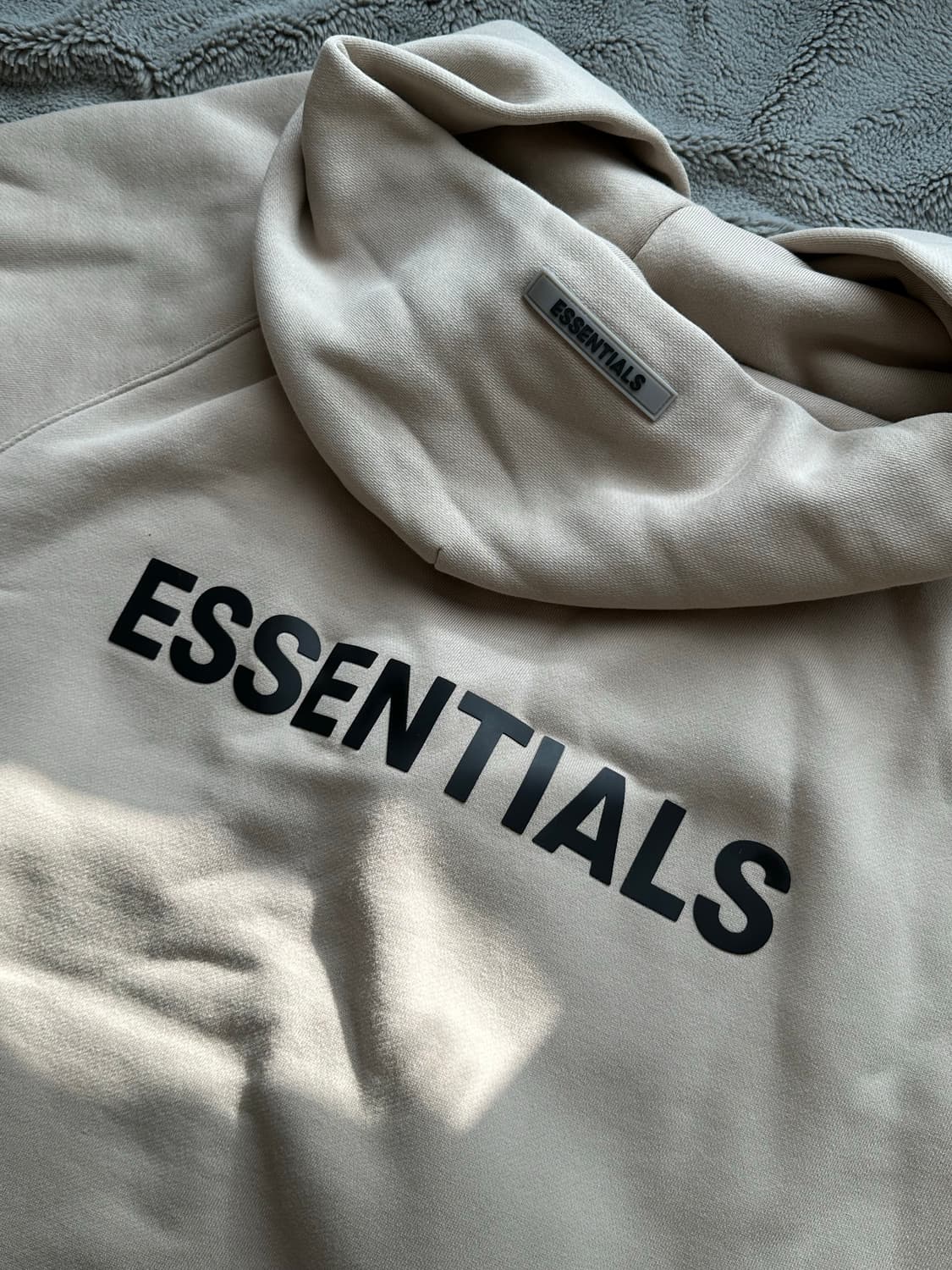 (M) 에센셜 essentials 백로고 후드집업 상품이미지1