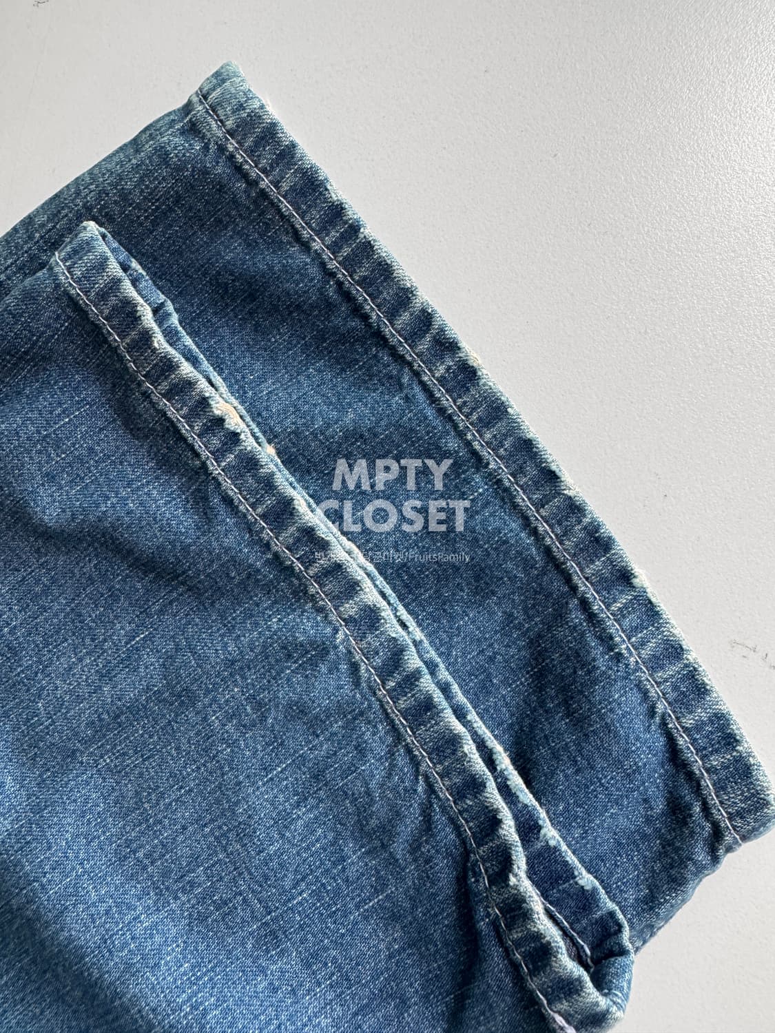 [L] Loom Osaka NO7 샴브레이 데님팬츠 상품이미지7