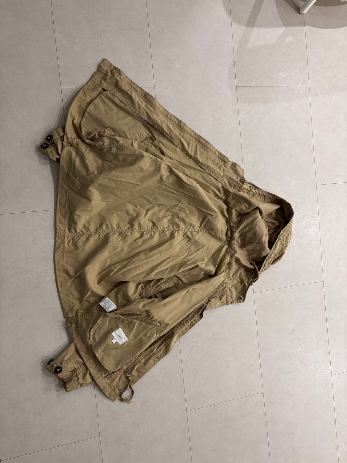 빈티지St 탑텐 후드 사파리 자켓 L 상품이미지5