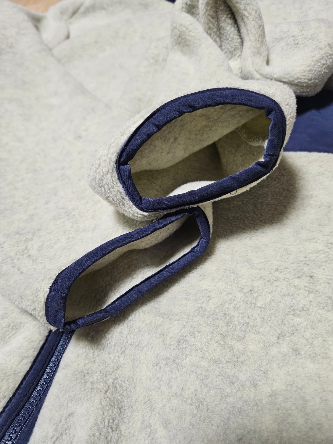 1회 파타고니아 신칠라 집업 자켓 플리스 후리스 오트밀 헤더 상품이미지2