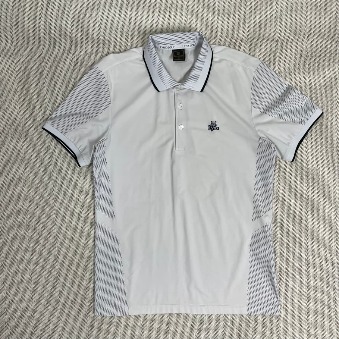 LYNX GOLF 남성 골프웨어 95 화이트 상품이미지1