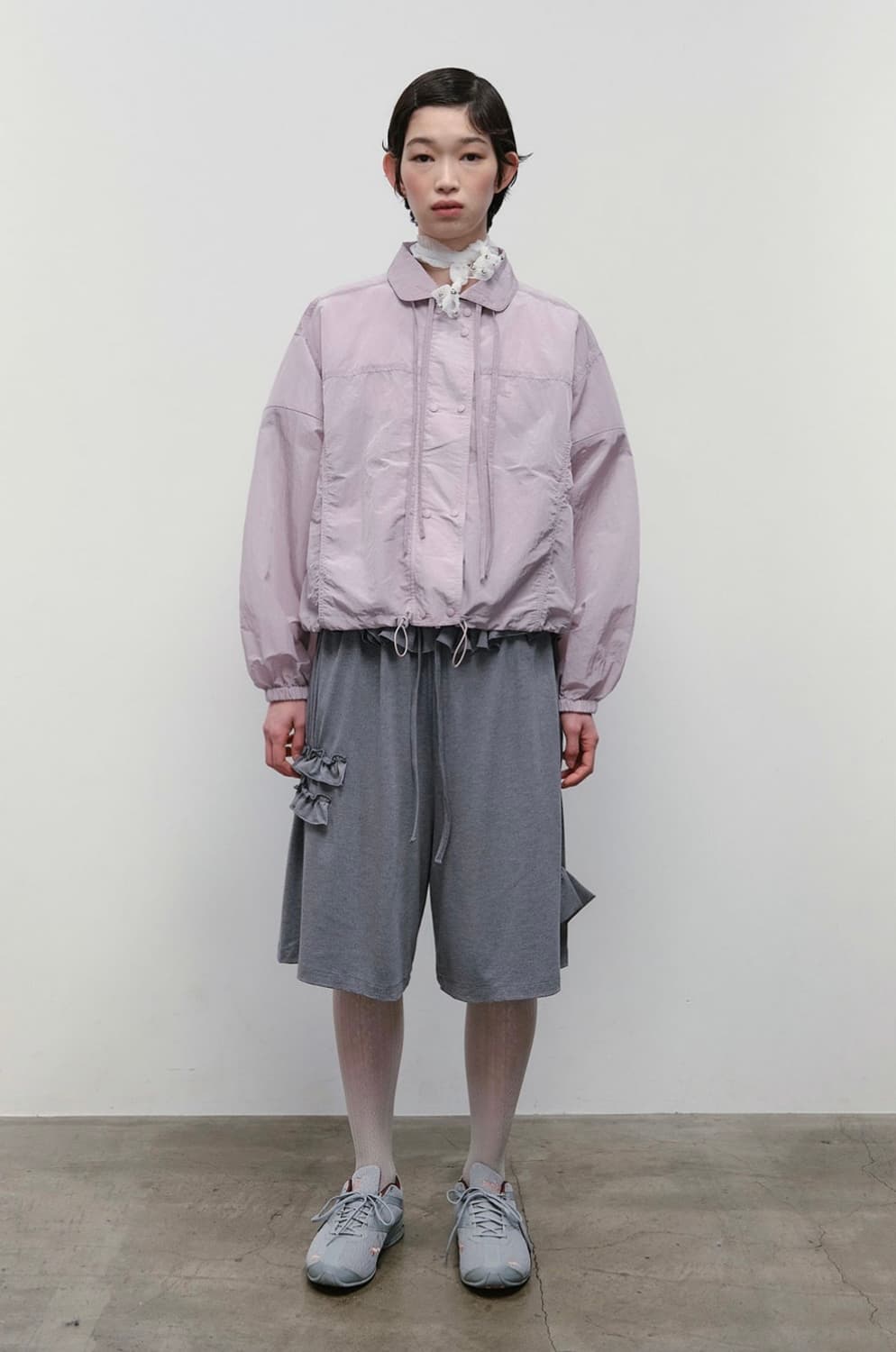 타입서비스 Shirred Light Windbreaker [Purple] 상품이미지3
