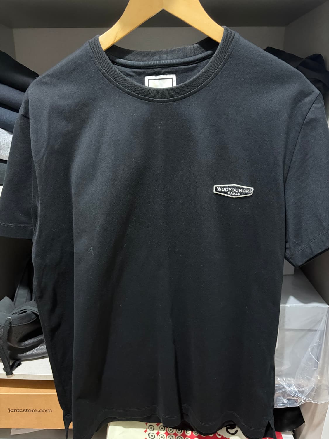 (100%)정품 우영미 백고로 반팔티 46 블랙 상품이미지2