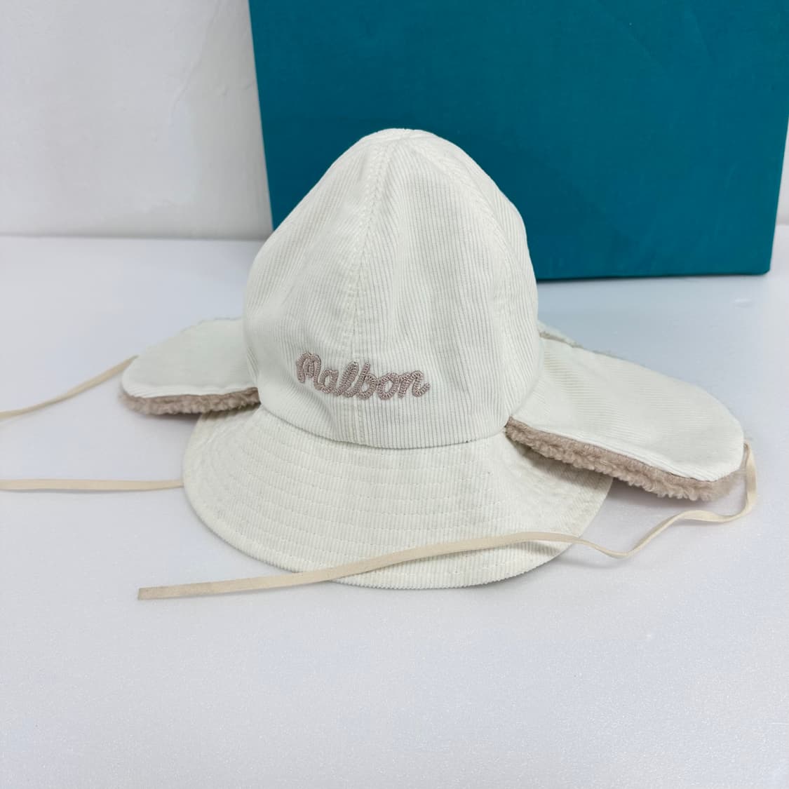 MALBON 말본골프 코듀로이 보아 귀달이 버킷햇 모자 56cm 상품이미지5