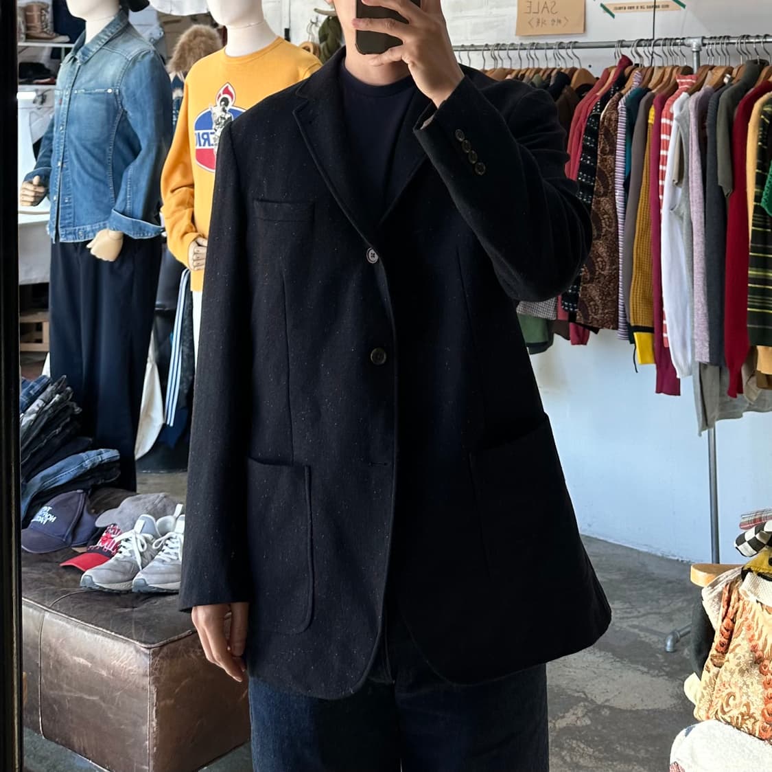 (착용컷) LANDS' END 클래식 블레이져 (남성용 100-103) 상품이미지3