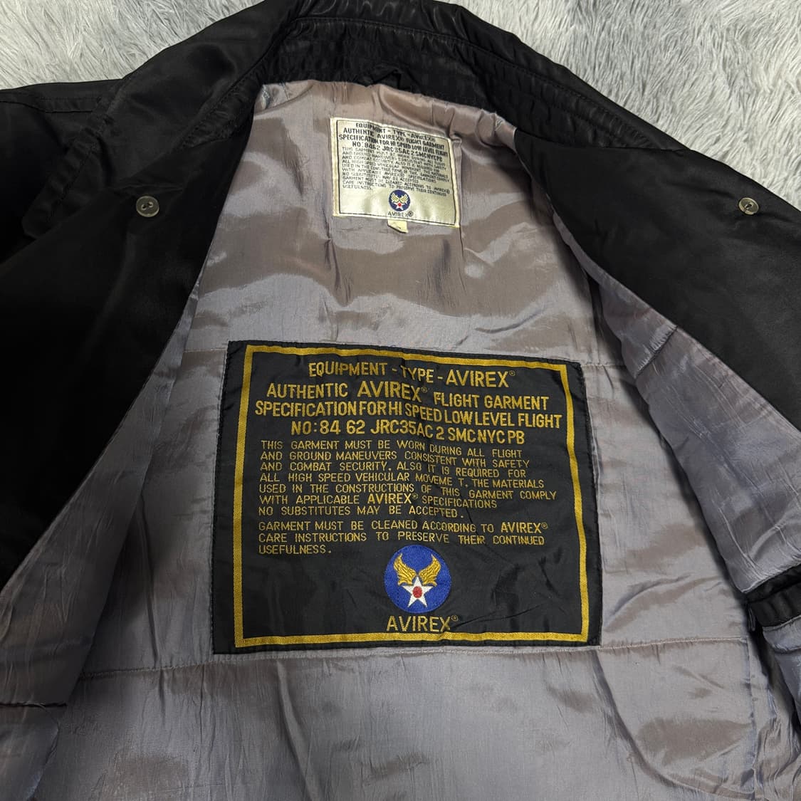 80s 아비렉스  나일론 코트 오버핏 S사이즈 상품이미지4
