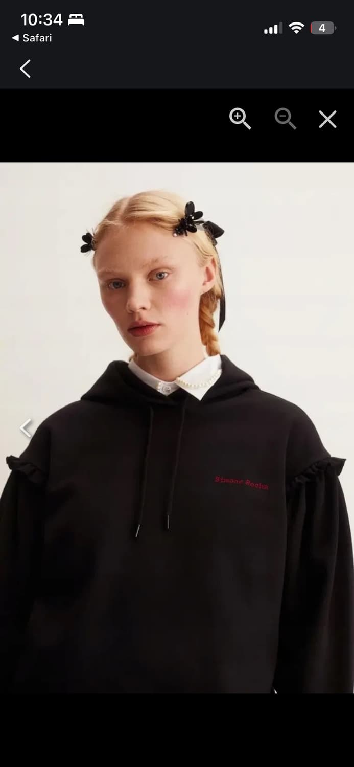 시몬로샤 H&M 프릴 후드 상품이미지2