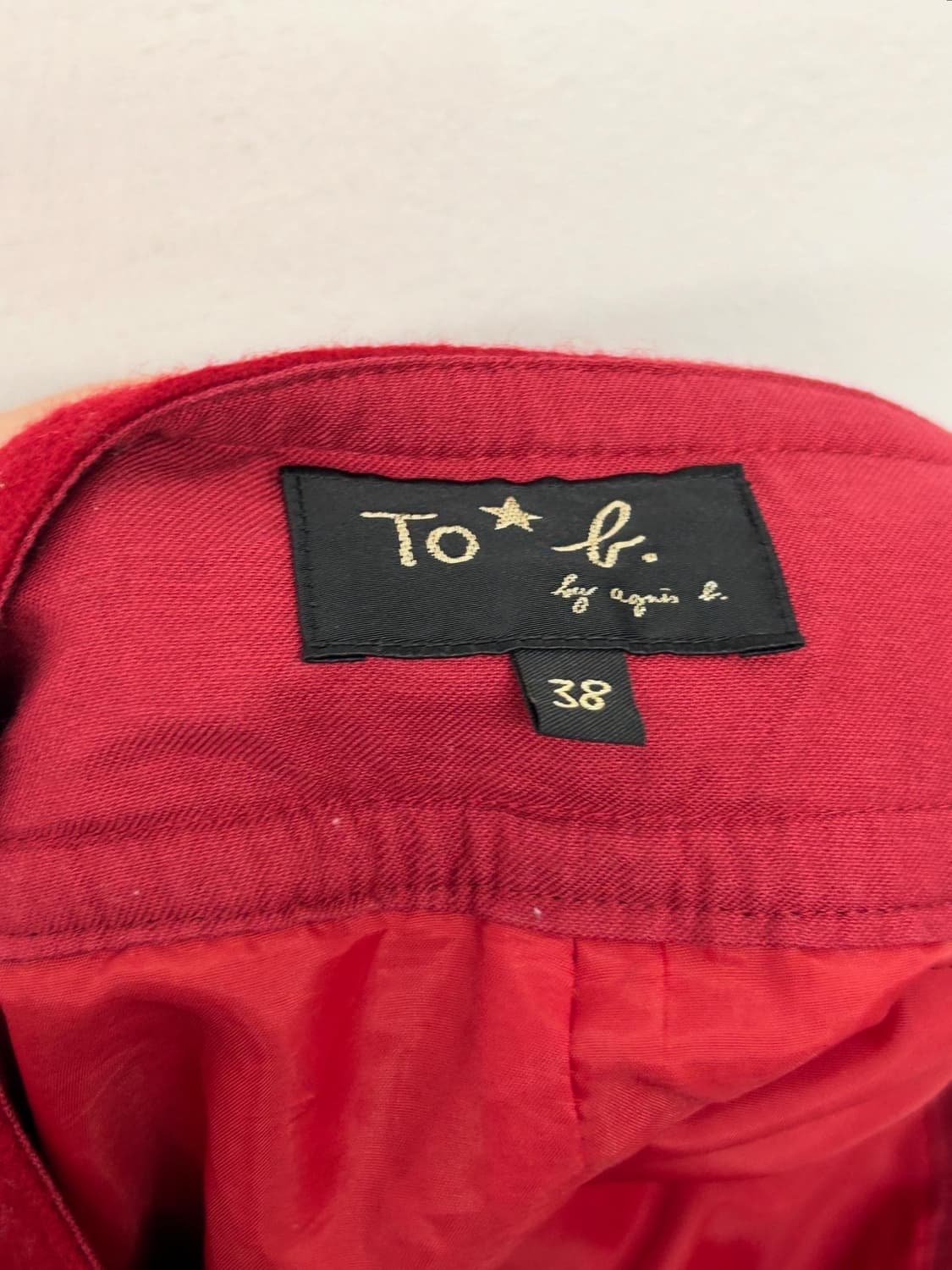 아네스베 울 플리츠 스커트 팬츠 상품이미지5